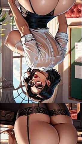 Strict Teacher Takes Her Student After Class [AI GENERATED]