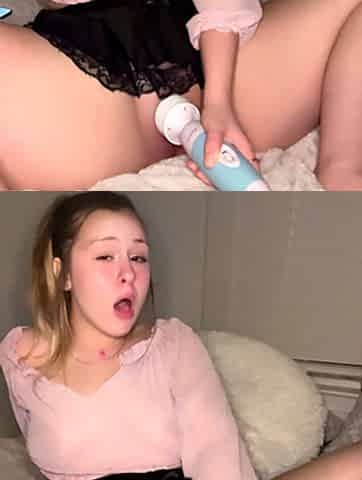 Cute Blonde Masturbates on Webcam with Toy