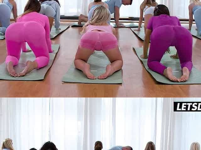 Spanish & Venezuelan Honeys Lick Carla's Twat in Yoga Class - A ANGEL KNOWS