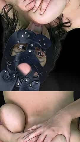 Titty Suck Bunny Mask