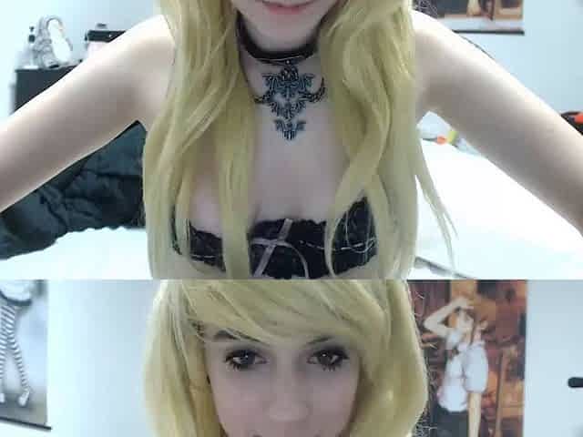 Curly Blonde Teen Records Solo Dildo Masturbation More at