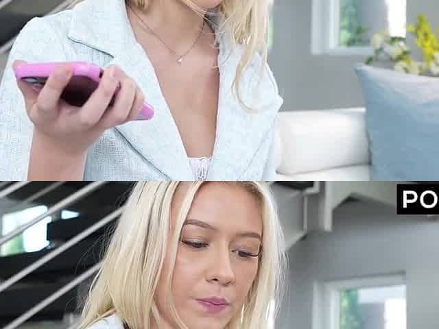 Newbie Swallows Cock To Seal The Deal - Skyler Storm