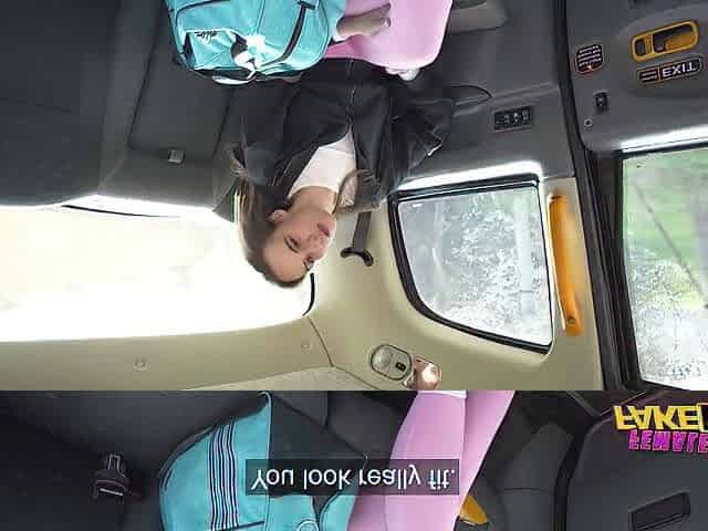 Cutie on Gal Back Massage turns Wicked - Female Fake Taxi