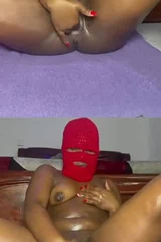 Ultimate Black Joy Mind-Blowing Masturbation with Sex-toy and Squirting