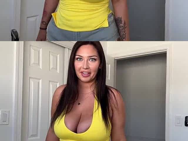 Thick Large Step Sister Shares The Couch