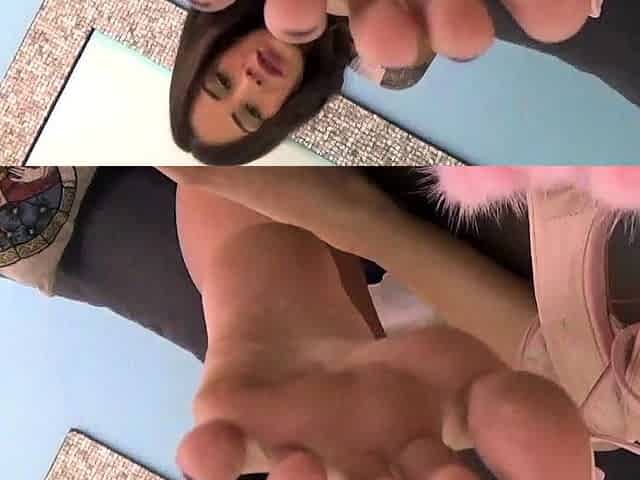 Maitresse Madelines solo foot fetish POV