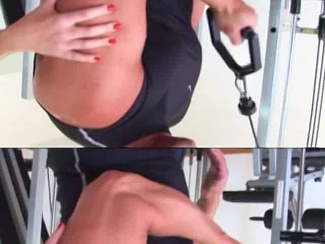 Hot Blonde Fucked Hard After Workout