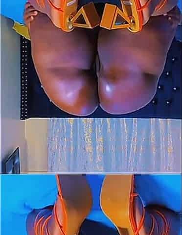 SSBBW Twerks Doggystyle in High Heels