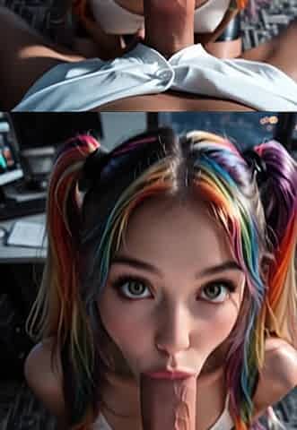 Best AI Blowjob Cumshot Compilation
