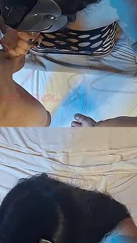 Shared Girlfriend, Double Penetrated and Cumshotted by a Follower and Her Boyfriend - General POV