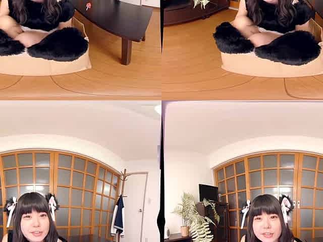 Human Panda - Japanese Teen Cosplay Cuddle Tease
