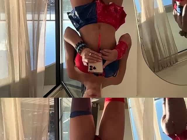 Webcam masturbation very hot blonde teen cum show on webcam
