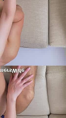 Amateur Wife Cuckold Watches Husband Making Bestie Orgasm, Bestie Gives Handjob with Hand on Neck - Programmerswife