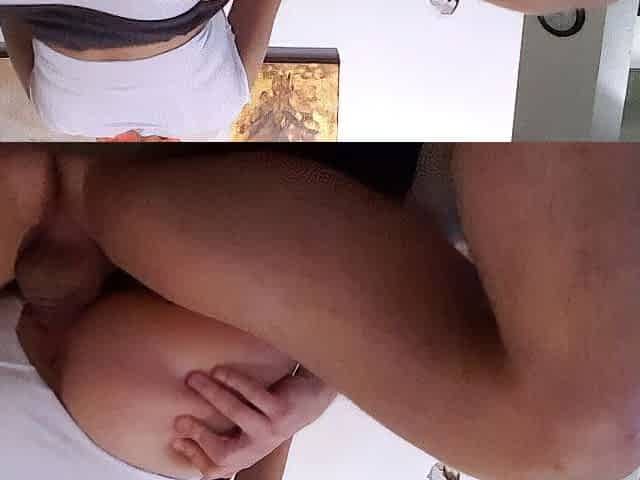 Busty amateur blonde gf hardcore sex with her bf