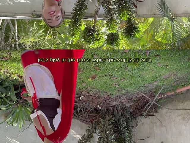 Little Red Riding Hood Was Lost in the Woods and Was Made to Suck Cock by the Big Bad Wolf