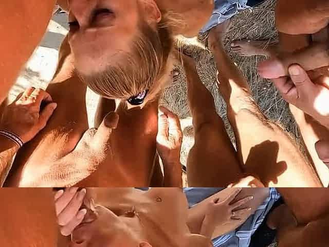 bukkake a la baie des cochons