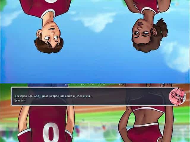 Summertime saga #two - stepsister in the shower - Gameplay commented