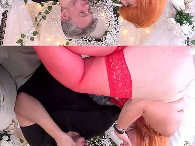 Mom Redhead Amber Vixxen In Hard sex Threesome orgy - AGE