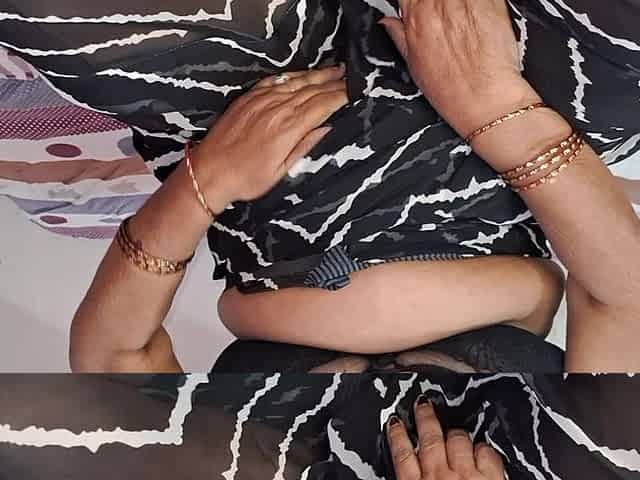 Taste,my Necter Lovely Look in Black Saree