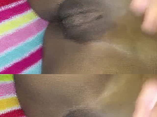 Black Lewd bald her twat after lengthy day then Fingers Herself Untill That babe Comes