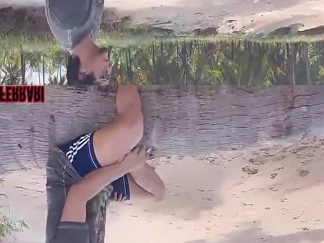 Cheating Husband On The Beach