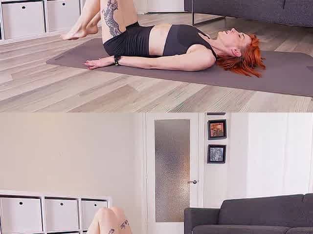 Slender Beauty Stretches her Body in Hawt Yoga Positions (Part three)