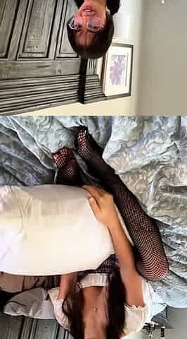 Jakara Mitchell Nerdy Stepsis Rides Cock On Her Bed