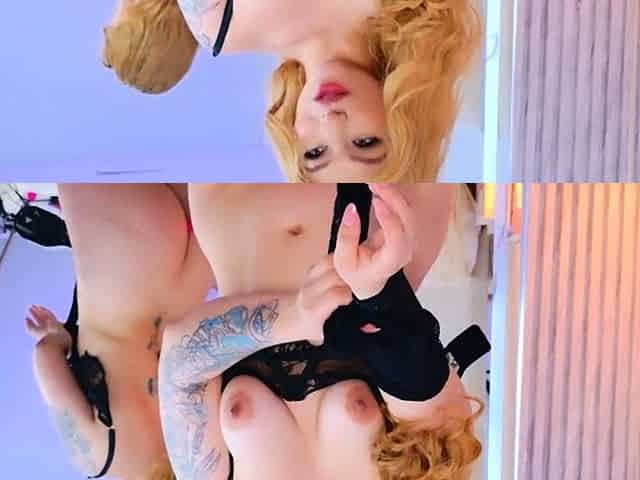 Blonde Enjoys Toying with Her Vibrator