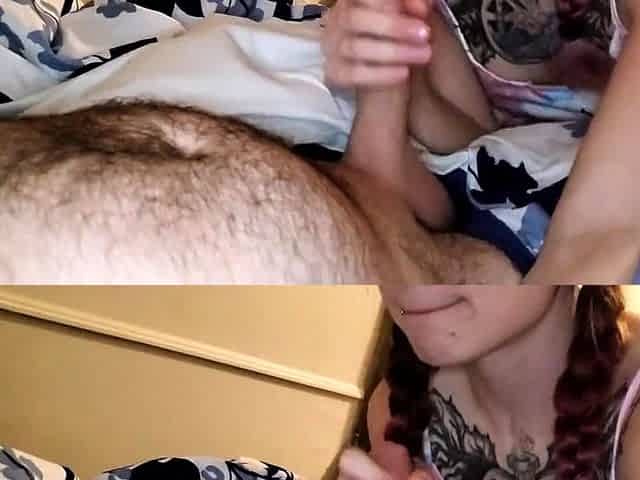 Stepdaughter Sucking Daddy's Cock