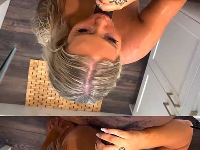 Sexy Golden-haired Kayla Jade takes BBC in Shower - Isiah Maxwell