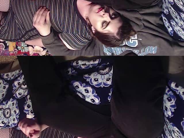 Stepbro gets a BJ - chubby girl next door deepthroats dick in homemade oral sex action