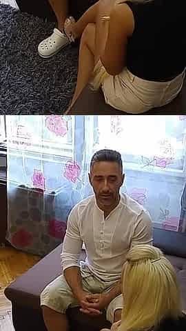 Behind the Scenes of Big Tit Blonde Sunny Herrera Fucked During Massage