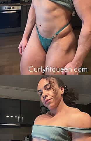 Fit mommy loves to get bare