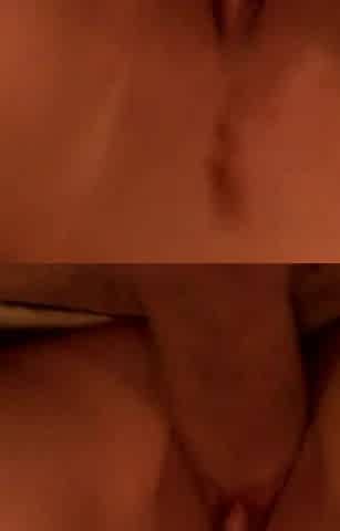 Dirty redhead gets fucked by two big cocks
