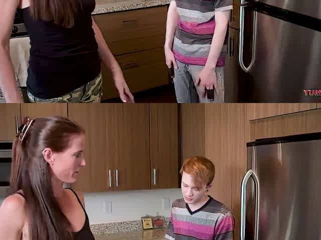 Sofie Marie Blows Her Stepson And Gives Him Some Pussy