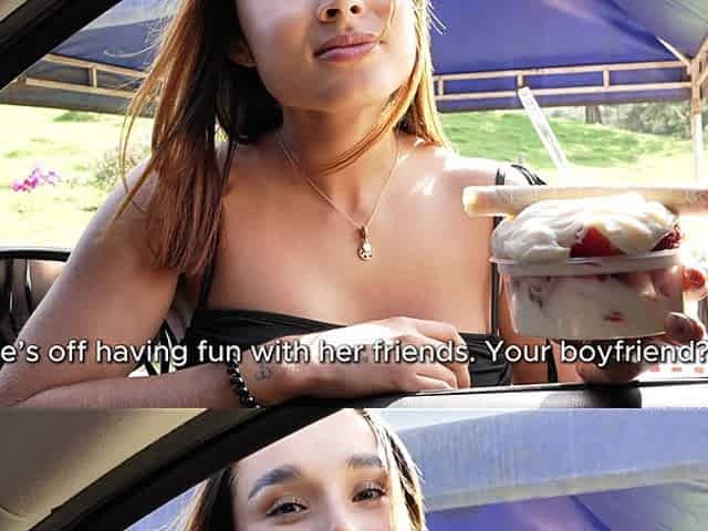 I Fuck the Girl Who Sells Strawberries on the Street! She Is the Best at Sucking Cock!