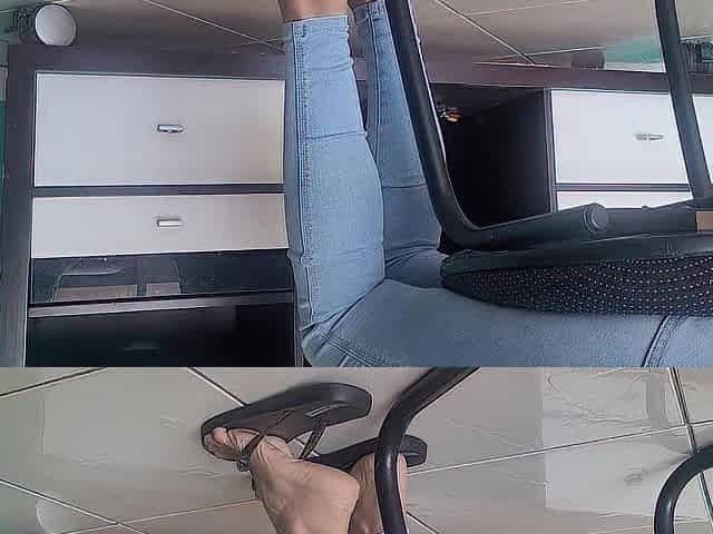 Coworkers - Hawt Feet - Working Everyday wearing different types of Shoes