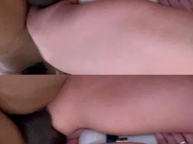 Perfect anal masturbation with a toy