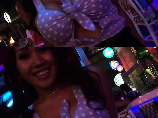 Big boobs Thai MILF wife ass to mouth