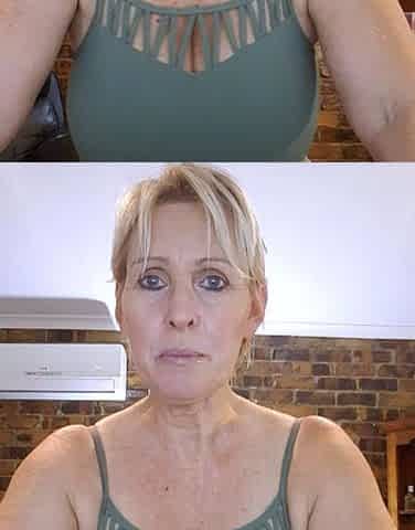 Big Boobed Blonde Masturbates With A Dildo In The Bathroom