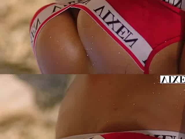 VIXEN Spoiled rich cuties have 3some at spa