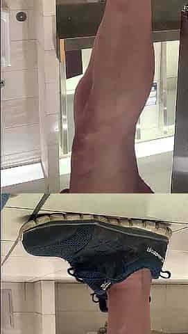 Public Water closet Exhibitionist