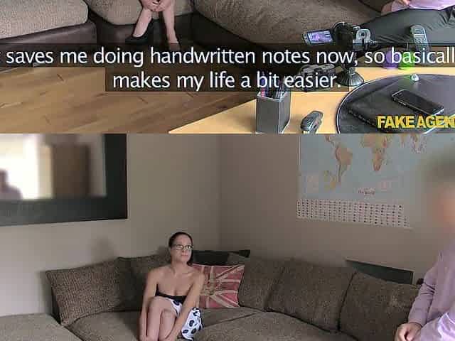 Fake Agent UK - Hungarian Angel Showcases Her Natural Oral-job Talents in Casting