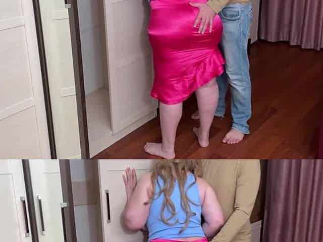 mother I'd like to fuck took a dick in her throat and bent over for anal-act of love