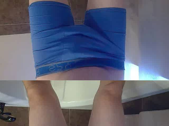 Being bawdy at home urinate filling up my boxers gets me powerful.