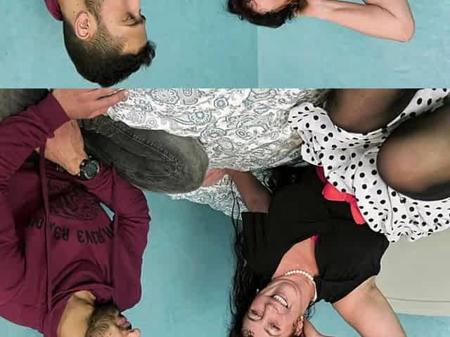 Old mature enjoys riding young meat
