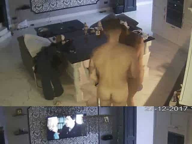 Russian kitchen fuck