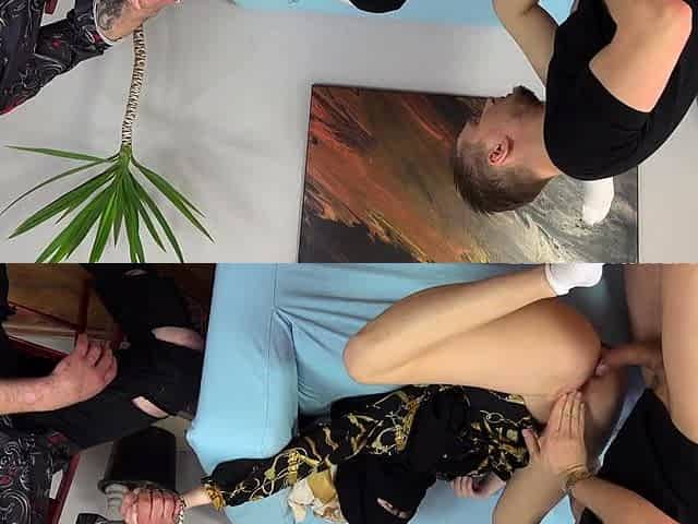 Cute hot babe in hijab really loves it hard