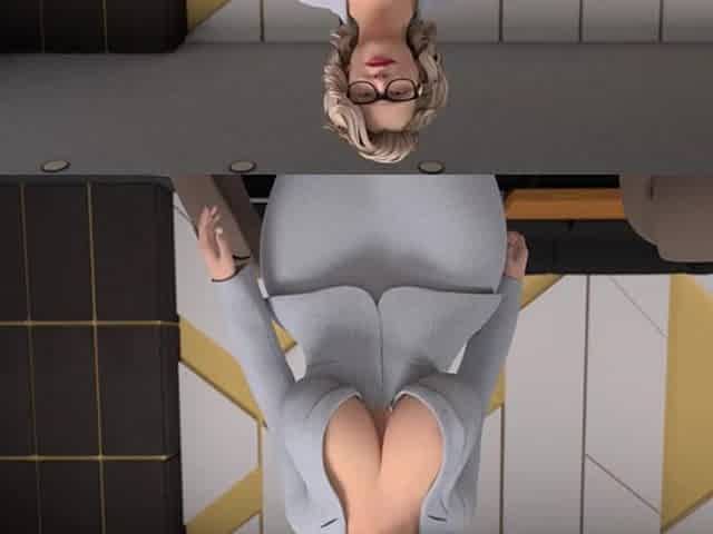 Breasty Jewish Secretary sucks and bangs her ebony boss
