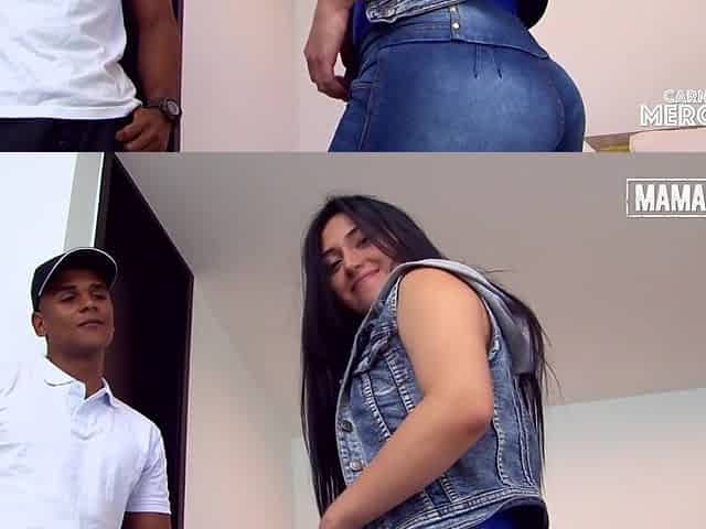 Biggest Booty Floozy Lola Oiled Up and Drilled Unfathomable - CARNE DEL MERCADO